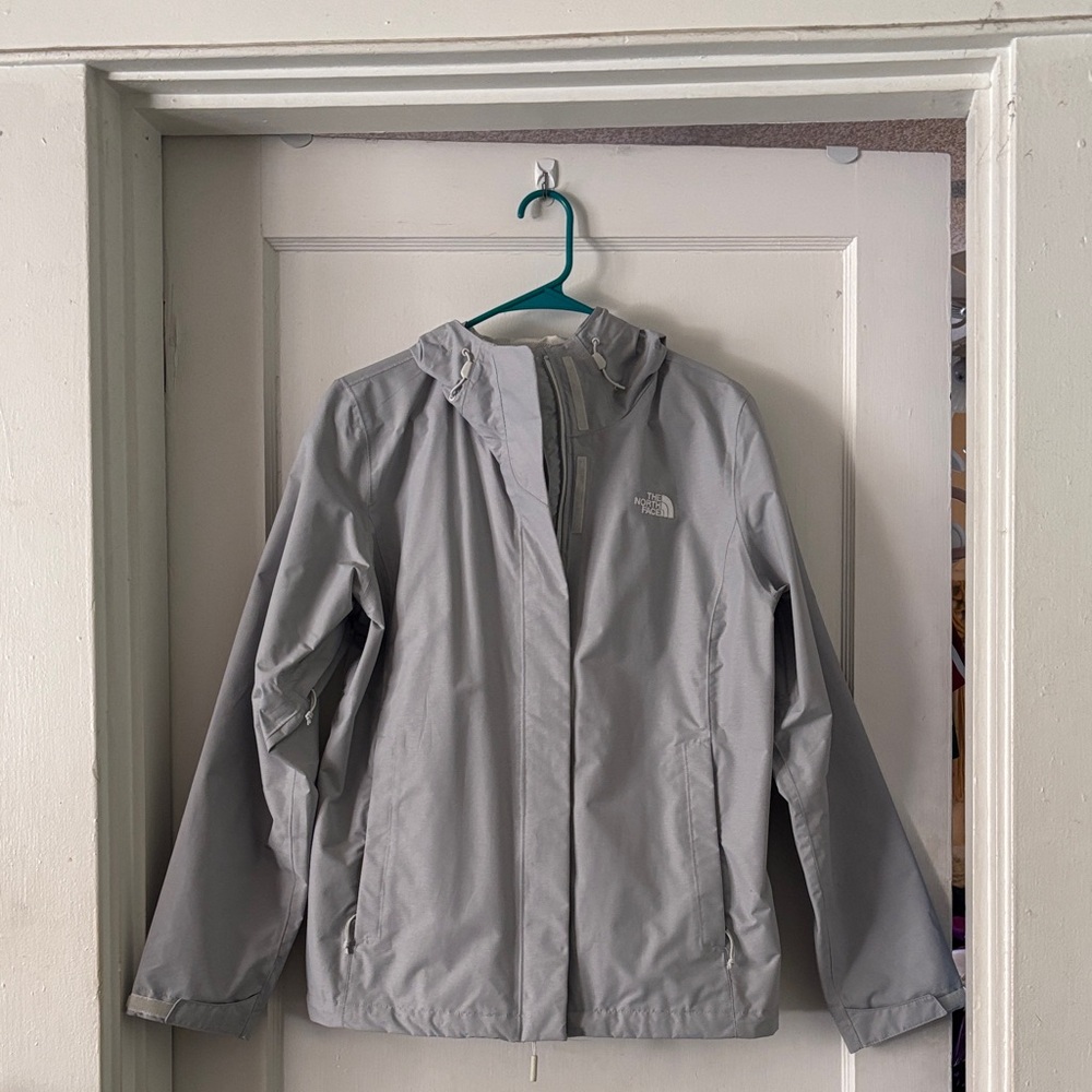 The North Face Light Gray Outdoor Jacket